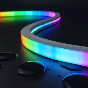 SPI RGB 16x15mm Top Bending Addressable IP68 Silicone Led Neon Flex