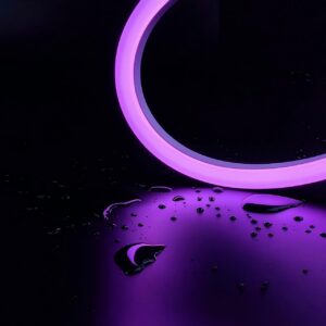 RGBW 16x17mm Side Bending Suana Room IP67 Silicone Led Neon Flex
